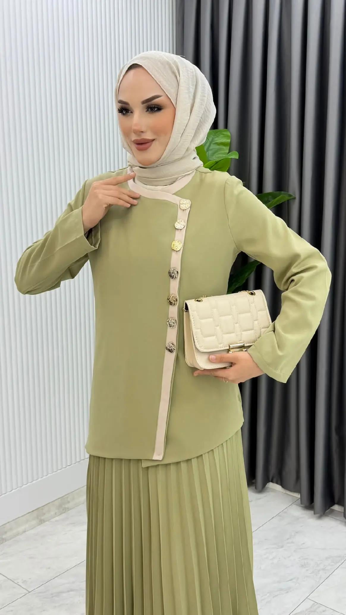 مجموعة تنورة ربيعة الأنيقة الفاخرة -