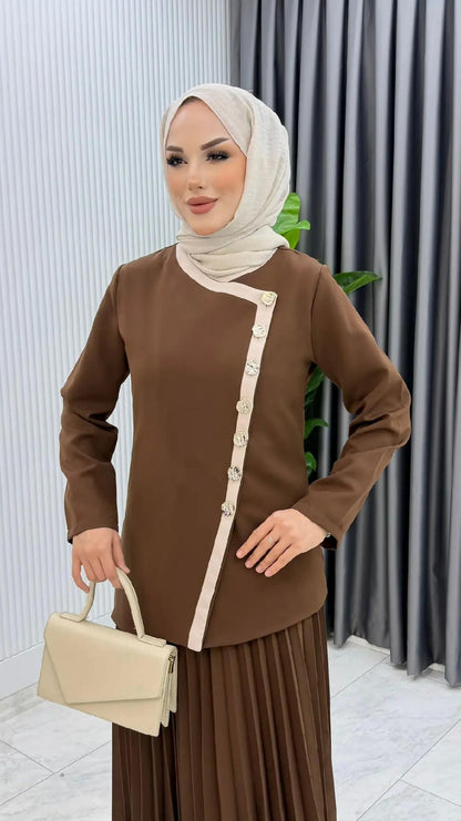 مجموعة تنورة ربيعة الأنيقة الفاخرة -